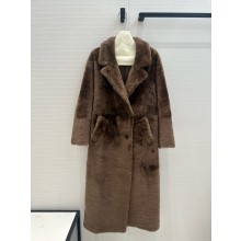Max Mara fur Jacket chocolate 2024