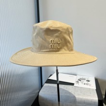 MIU MIU denim hat khaki 5HC221 2025