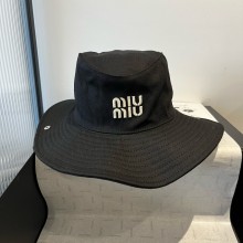 MIU MIU denim hat black/white 5HC221 2025