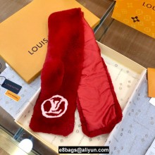 LOUIS VUITTON RABBIT FUR SCARF 95X16CM 05