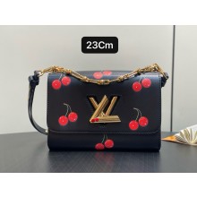 LV x TM Twist PM bag in epi leather M13239 black 2025
