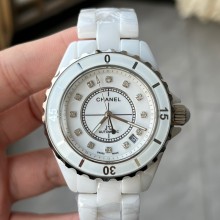 Chanel J12 Watch WHITE 38MM WITH DIAMOND INDICATORS 2023