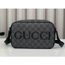 Gucci mini shoulder bag in black GG Supreme canvas 768391 2024