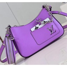 Louis Vuitton Epi grained cowhide leather Marellini Bag M22653 Lilas Provence Lilac 2023