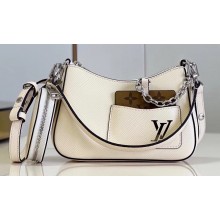 Louis Vuitton Epi grained cowhide leather Marellini Bag M20999 Quartz White 2023