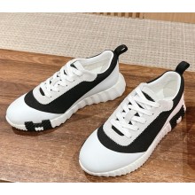 Hermes Bouncing Women/Men sneakers in satin knit and suede goatskin 0603-2024