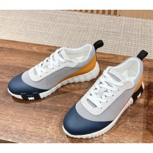 Hermes Bouncing Women/Men sneakers in satin knit and suede goatskin 0606-2024