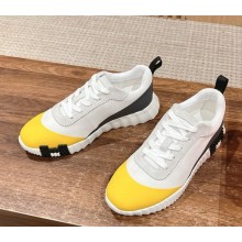 Hermes Bouncing Women/Men sneakers in satin knit and suede goatskin 0607-2024