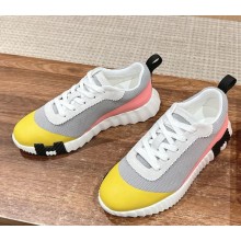 Hermes Bouncing Women/Men sneakers in satin knit and suede goatskin 0609-2024