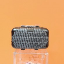 DIOR X RIMOWA BLACK Dior Oblique Aluminum Hand Case 