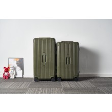 RIMOWA ESSENTIAL trunk plus large check-in suitcase army green