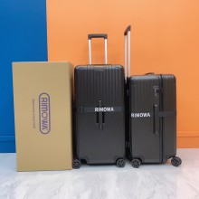 RIMOWA ESSENTIAL trunk plus large check-in suitcase black