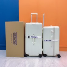 RIMOWA ESSENTIAL trunk plus large check-in suitcase white