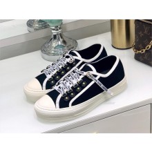 Dior Black Cotton Canvas Walk'n'Dior Sneaker 2023