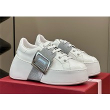 Roger Vivier Viv' Skate Strass Sneakers in leather 02 2024