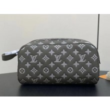 louis vuitton Locker Dopp Kit Olive Green Monogram Shadow embossed calf leather M12651  1101-2024