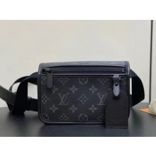 louis vuitton Bosphore Wearable Wallet Monogram Eclipse coated canvas Cowhide-leather trim M12599 1101-2024