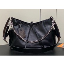 louis vuitton CarryAll Cargo PM Black Lambskin Cowhide-leather trim M24861 1101-2024