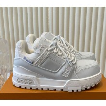 Louis Vuitton women/men 1ADEUN LV Trainer Snow Sneaker Mix of materials white1114-2024
