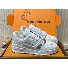 Louis Vuitton women/men 1ADDBW  LV Trainer Sneaker  white1114-2024