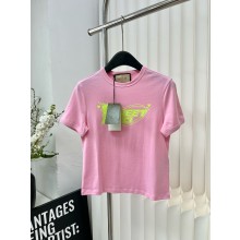gucci Cotton jersey T-shirt pink 723566 2024