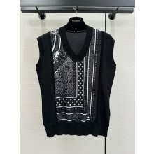 HERMES Short Sleeve Cashmere vest 01 2024 