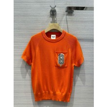HERMES Short Sleeve Cashmere sweater 01 2024 