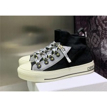 Dior black Macrocannage Technical Mesh Walk'n'Dior Sneaker 2023