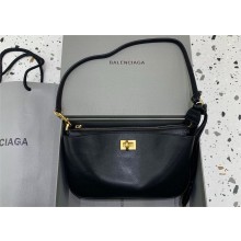 BALENCIAGA Women's Rodeo Sling Pochette in Black/gold 2025