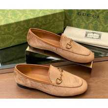 Gucci Women's Princetown Jordaan gg velvet loafers beige 2025