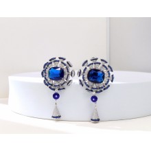 Bvlgari blue diamonds earrings