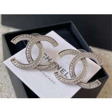 chanel Metal SILVER STUD Earrings ABE250 2024