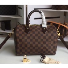 Louis Vuitton Damier Ebene Canvas Speedy Bandoulière 25 N41368