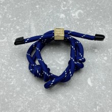 MIU MIU cord and nylon bracelet 5IB538 NAVY BLUE 2024