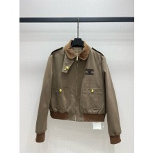 Celine two pockets jacket military green 2024