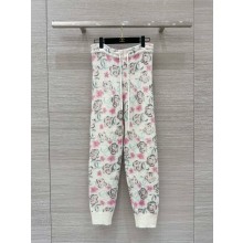 CHANEL White, Black, Pink & Blue TROUSERS 2024