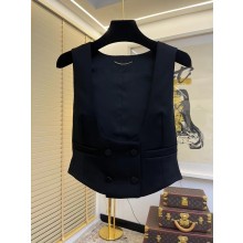 SAINT LAURENT black vest  2023