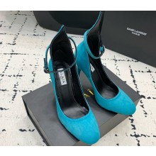 Alaia Round  in Mohair green heel 10.5cm 2024 