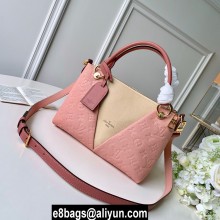LOUIS VUITTON V TOTE BB MONOGRAM EMPREINTE M44845 PINK/BEIGE