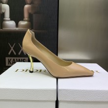 DIOR heel 8CM D-FAME PUMPS IN PATENT LEATHER NUDE 2023