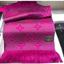 Louis Vuitton Logomania Shine Scarf Fuchsia 2018