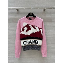 CHANEL Cashmere & Wool Pink & Multicolor Pullover P77382 2024