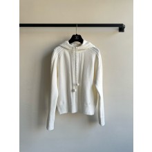 CHANEL Cashmere & Silk Ecru Pullover P77817 2024