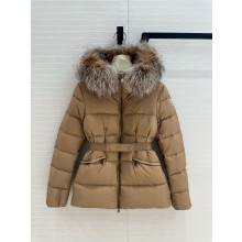 MONCLER Boed Short Down Jacket brown 2024