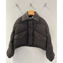Miu Miu black cropped down jacket 2024