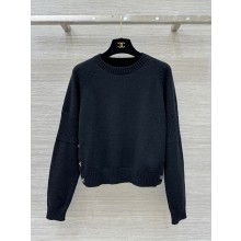 chanel Cashmere BLACK pullover P77871 2024 