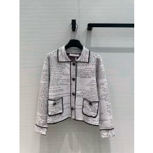 DIOR Dioramour Cropped Jacket white 2024