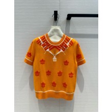HERMES Cashmere short-sleeve Sweater 03 2024
