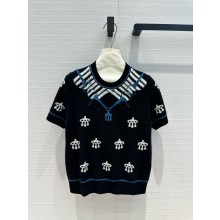 HERMES Cashmere short-sleeve Sweater 04 2024