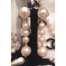 Chanel Pearl Earrings 72 2018